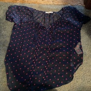 Abercrombie and fitch kids see through blouse